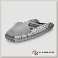 Лодка надувная ПВХ GLADIATOR E330PRO светло-тёмносерый