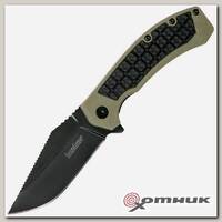Нож склад., рукоять нейлон, черный клинок 8Cr13MoV - K8760 Faultline KERSHAW