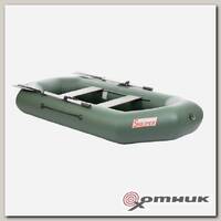 Лодка Шкипер А260 (надувное дно) (зеленый) Тонар