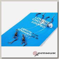 Оснастка волосяная Low Vis Chod Rig 4 см 20 lb #4 Nautilus