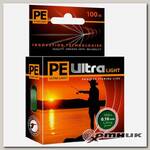 Плетеный шнур PE ULTRA LIGHT Dark Green 100 m AQUA