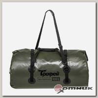 Гермобаул 100л, ПВХ, хаки/черный (TR-GB-100-HB) Трофей ТРОФЕЙ
