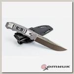 Нож туристический Echo AUS-8 SW (Stonewash, G10, Ножны кайдекс)  Kizlyar Supreme
