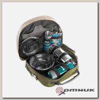 Набор для пикника на 3 персоны с термос-кружкой (с ситечком) (PR-3-2) Premier Fishing