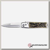Нож автоматический А-600К, пластик под кость Ножемир
