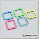 Игрушка жевательная "Прямоугольник", TPR, 7,5 х 5 см, микс цветов (898821)