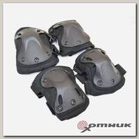 Наколенники + налокотники X-SWAT (Black) с замком