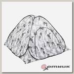 Палатка зимняя автомат утепленная 1,8*1,8 КМФ цифра дно на молнии (PR-D-TNC-040-1.8) Premier Fishing
