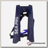 Жилет спасательный автоматический синий SEA-PRO