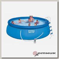 Бассейн Easy Set 4,57х1,22м + фильтр-насос 220в (26168) INTEX