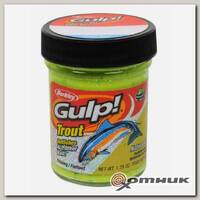 Паста форелевая GULP! NATURAL SCENT GARLIC 50G CHUNKY CHARTREUSE Berkley