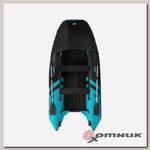 Лодка надувная ПВХ GLADIATOR E330PRO черно-бирюзовый