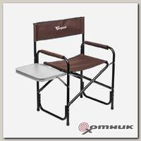 Кресло директорское с откидным столиком, коричневый (TR-DC-04S-BN) Трофей ТРОФЕЙ