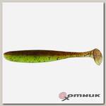 Виброхвост Easy Shiner, цвет #401 Green Pumkin/Chartreuse Keitech