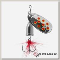 Блесна вращающаяся Gidra Bug NI с мухой Premier Fishing