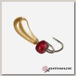 Мормышка Чесночинка с отв. коза 3,5мм 0,83гр (MW-K1535-Go) Helios