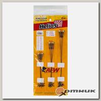 Набор поводков AFW 7 нитей (30шт/уп) 0,25мм 7кг 15-20-25см (HS-0083) Helios