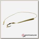 Поводок карповый TRICKSTER HEAVY 25lb, 20cm, BROWN WIDE GAPE TALON TIP № 6 Carpe Diem