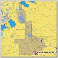 Карта: Москва, Ока, Волга и Онежское озеро M-RS-Y219 Lowrance