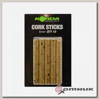 Трубочки пробковые Spare Cork 6 мм KCS6 Korda