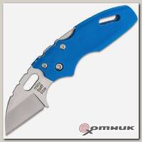 Нож складной 20MTB Mini Tuff Lite Plain, синяя рук-ть Griv-Ex, клинок 4034SS Cold Steel