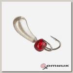 Мормышка Чесночинка с отв. коза 3мм 0,63гр (MW-K1530-Sil) Helios