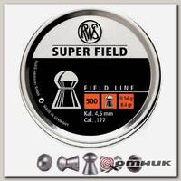 Пуля пневм.  RWS Super field 4,52.mm 0,54g  500pcs