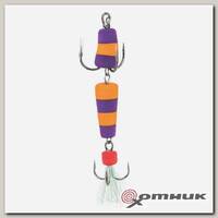 Мандула "Classic" 2ХL цв. №06 фиолетовый-оранжевый-фиолетовый  Premier Fishing