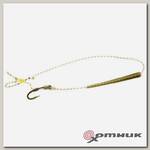 Поводок карповый GENTLEFORCE 15lb, 20cm, BROWN MUGGA № 8, CARPE DIEM (CM6GE15B)