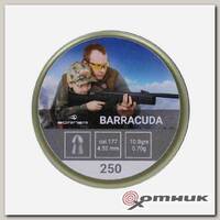 Пуля пневм. Borner Barracuda, 4,5 (250 шт.) 0,70гр.