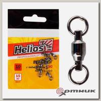 Вертлюг с подшипником BALL BEARING SWIVEL №0 15кг (10шт/уп) (HS-ZPY-1110-0) Helios
