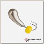Мормышка Чесночинка с отв. коза 3,5мм 0,83гр (MW-K1535-Ni) Helios