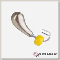 Мормышка Чесночинка с отв. коза 3,5мм 0,83гр (MW-K1535-Ni) Helios