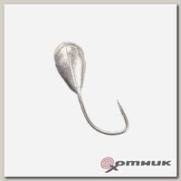 Мормышка Капля с отв.2мм 0,17гр (MW-1220-Sil) Helios