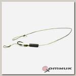 Поводок карповый DISRUPTION 25lb, 20cm, GREEN MUGGA № 4 Carpe Diem