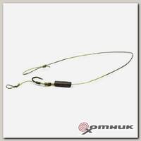Поводок карповый DISRUPTION 25lb, 20cm, GREEN MUGGA № 4 Carpe Diem