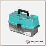Ящик для снастей Tackle Box трехполочный бирюзовый (N-TB-3-Т) NISUS