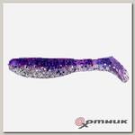 Виброхвост Chubby 3,55"/9 см Silver Sparkles & Fio (HS-4-036-N) Helios