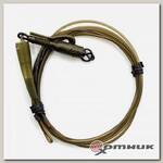 Готовый монтаж Dark Matter Leader Hybrid Lead Clip Weedy Green 40lb 1м KSZ35 Korda