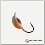 Мормышка вольф Плавунец с ушком цв. 122P с 3D глаз. и фосф. Helios
