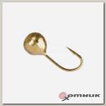 Мормышка вольфрам Шар с отв. 5мм 1,2гр Go (MW-1950-Go) Helios