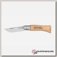 Нож складной №2 VRI Tradition Inox нерж. сталь, рукоять бук, длина клинка 3,5 см (0010705) OPINEL