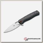 Нож складной рук-ть сталь/мраморный карбон, сталь D2 BK01BO319 Nebula Boker