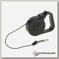 Рулетка малая эконом, 3 м, до 18 кг, чёрная (613035)