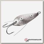 Блесна Колеб.незацеп. Атом М(10гр) 04 серебро чешуя (PR-AM-04) Premier Fishing