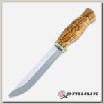 Нож Vaara AH 9608rst - с фиксир.клинком, дерев.рук-ть,125мм. клинок 12C27. Ahti