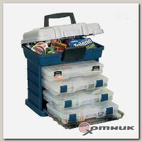 Ящик 136400 4x3600 Size-Hard System Blue/Silv (35.6cm x 25.4cm x 38.1cm) Plano