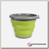 Ведро складное силиконовое 10л оливковый (TRC-091) Tramp