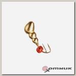 Мормышка вольфрам Муравей c отв.коза 3.5мм 0,95гр с бис. GO (MW-K1435-Go) Helios