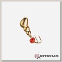 Мормышка вольфрам Муравей c отв.коза 3.5мм 0,95гр с бис. GO (MW-K1435-Go) Helios